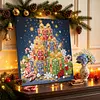 DIY Special Shape Diamond Painting Pearl Art With Inner Frame Kit 25x25cm(Christmas Gift Tree)