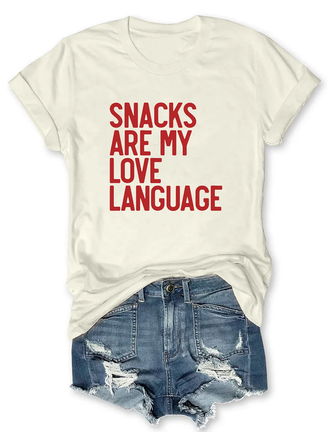 Snacks Are My Love Language T-shirt