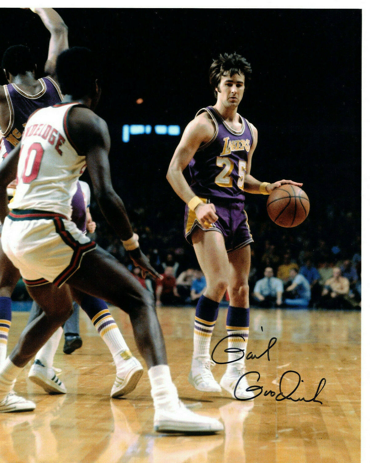 Gail Goodrich Authentic Signed 8x10 Photo Poster painting Autographed, NBA, LA Lakers, HOF