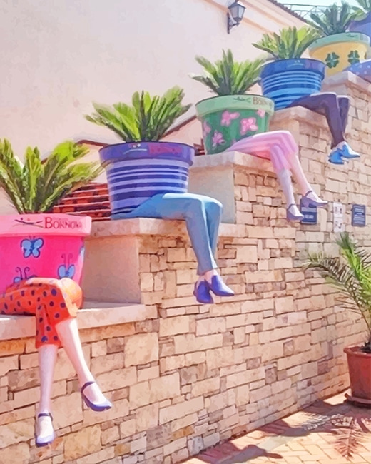 

Cute Flower Pot People – Paint By Numbers - 40*50CM, 501 Original