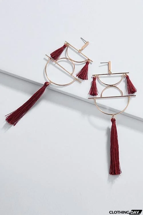 Geometry Tassels Earring