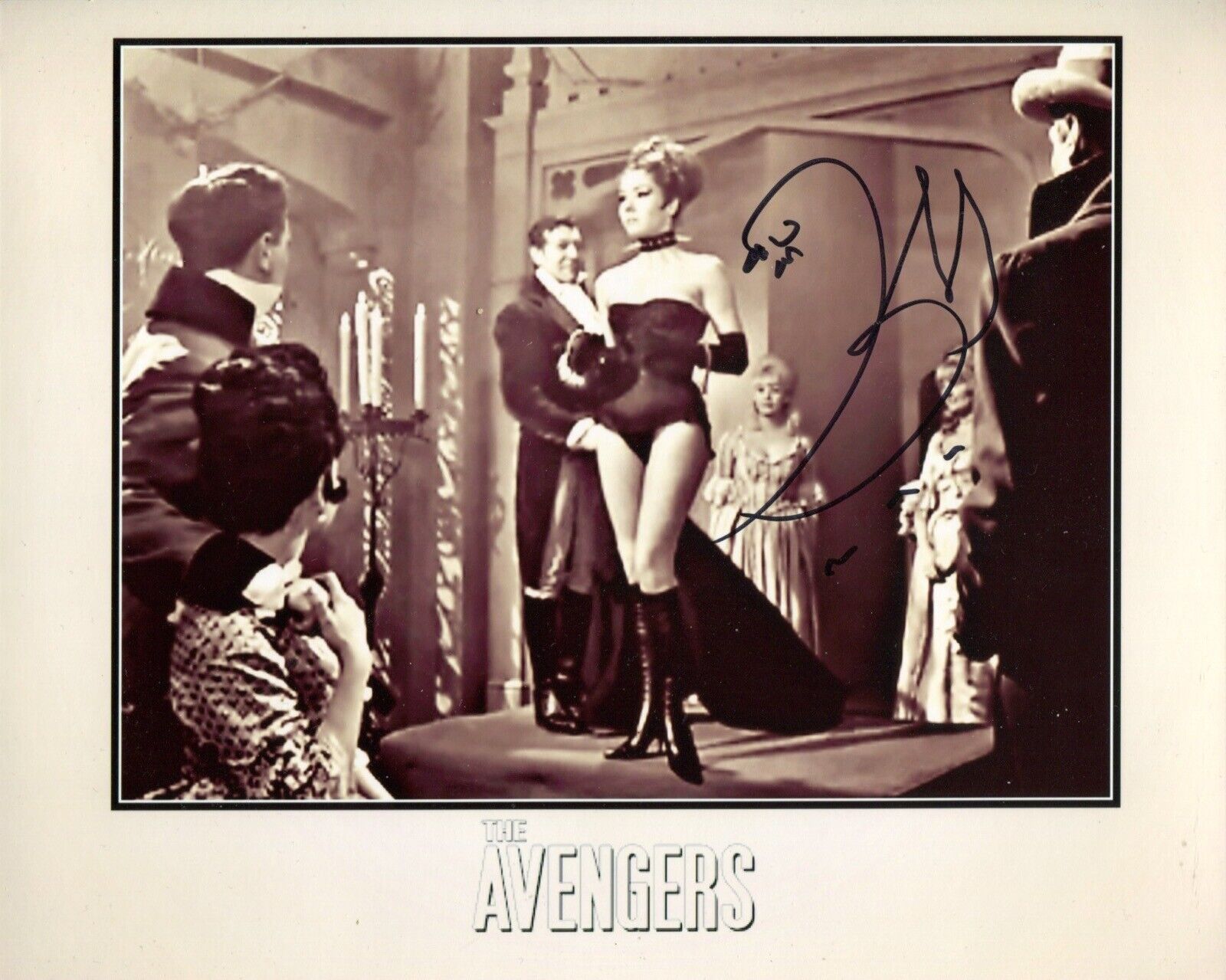 THE AVENGERS 8x10 Photo Poster painting signed by actor Peter Wyngarde - UACC DEALER