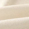 Men's Vintage Waffle Knit Short Sleeve Round Neck T-Shirt by Inlyline