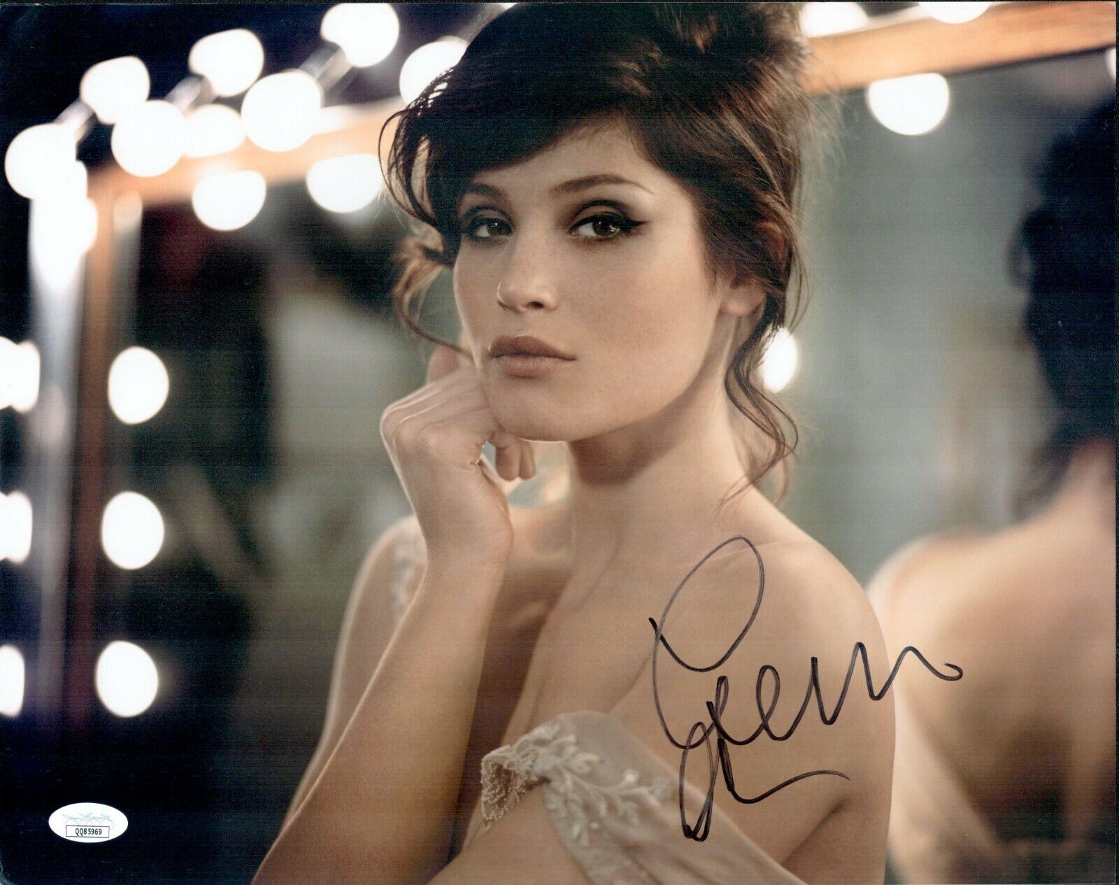 Gemma Arterton Hand Signed 11x14 Byzantium Actress Authentic Autograph JSA COA