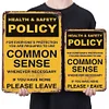 Warning"HEALTH & SAFETY POLICY" - Vintage Metal Signs(12*16Inch) - Warning