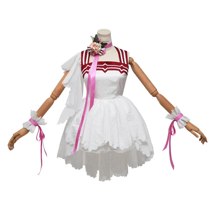 Cardcaptor Sakura: Clear Card Sakura Kinomoto Wedding Dress Cosplay Costume
