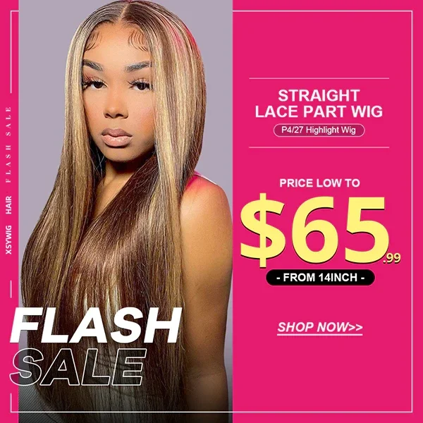 MAYTUNE  Highlight Gradient Straight Lace Front Wig Human Hair 13x4 Human Hair 180% Density