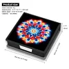 Mandalas Leather Diamond Painting Notecard Box 5D DIY Diamond Art Note Box