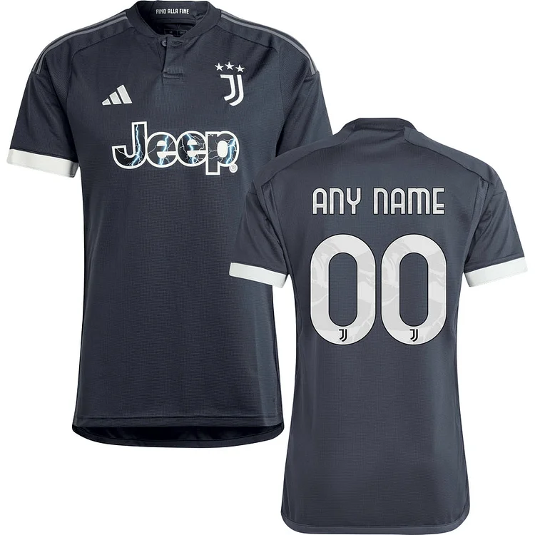 Juventus FC Third Trikot 2023-2024 ( Aufdruck Dein Name )