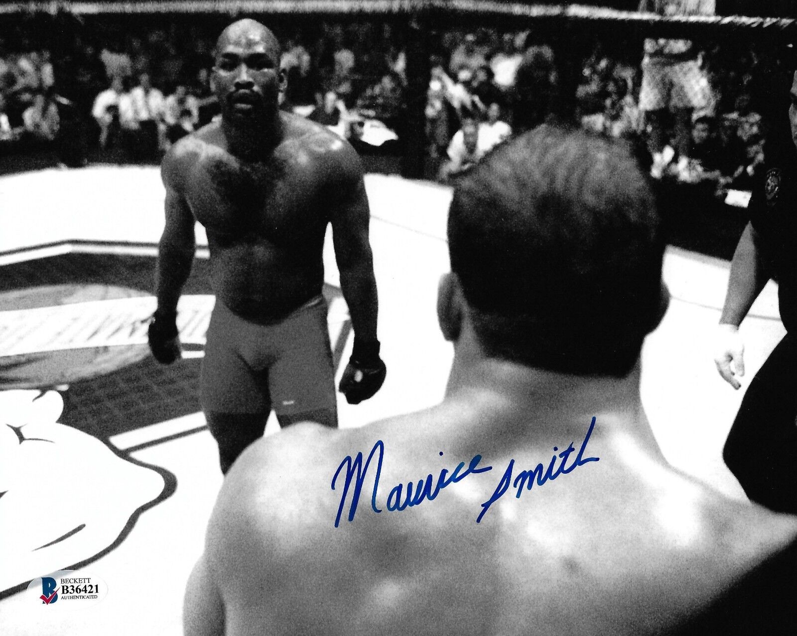 Maurice Smith Signed 8x10 Photo Poster painting BAS Beckett COA UFC 14 Champ Picture Autograph