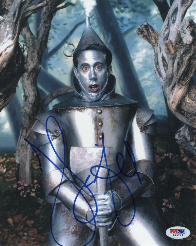 JERRY SEINFELD SIGNED AUTOGRAPH 8x10 Photo Poster painting - RARE ROLLING STONE WIZARD OF OZ PSA