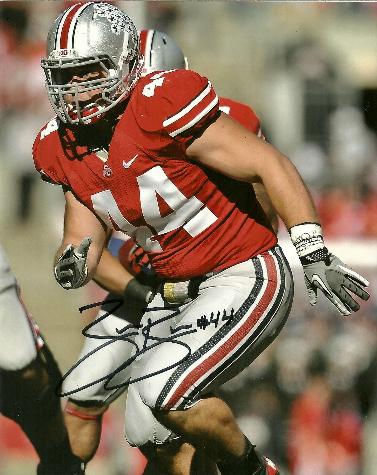 ZACH BOREN HAND SIGNED OHIO STATE 8X10 Photo Poster painting W/COA