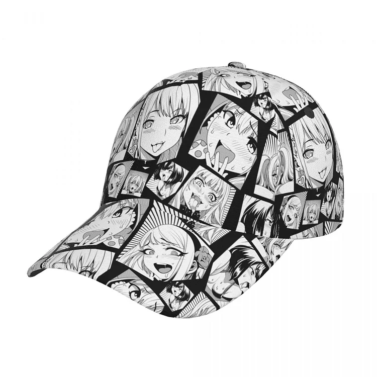 Ahegao Face Emotion Baseball Cap Accessories Casual Casquette Unisex Style Daily Workouts