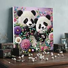 Framed Diamond Painting - Special Shaped - Panda (25x25cm)
