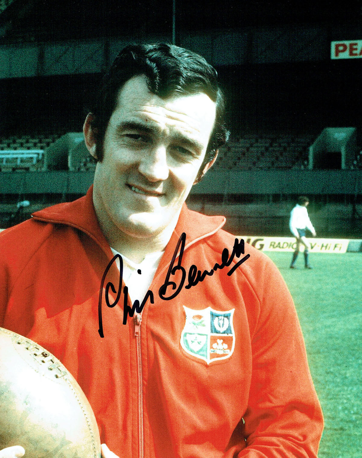 Phil Bennett SIGNED Autograph Welsh Rugby Legend 10x8 Portrait Photo Poster painting AFTAL COA