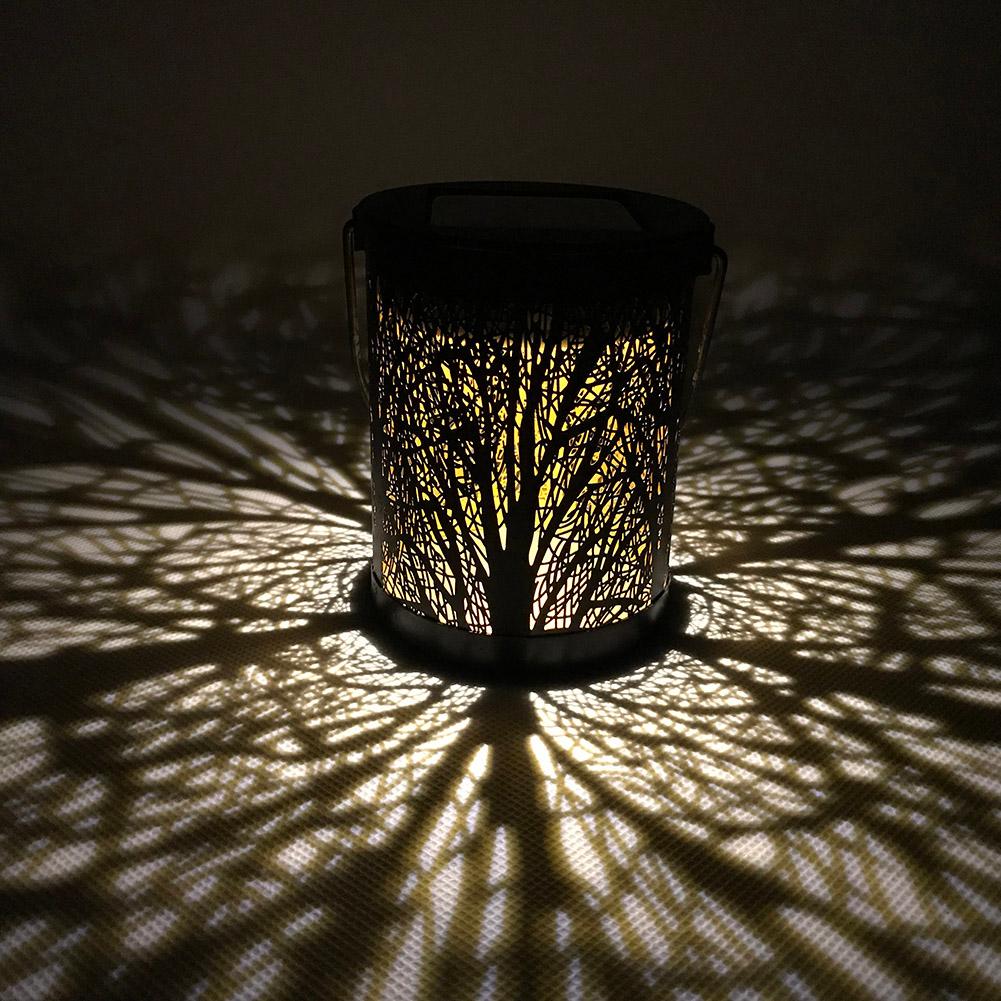 

Metal Rattan Outdoor Solar Hanging LED Light Garden Yard Decoration Lamp, 501 Original