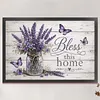 Lavender Vase and Proverb-11CT Stamped Cross Stitch 60*40cm(Big Size)