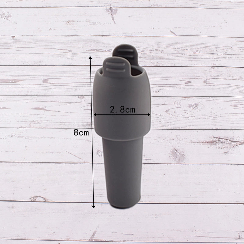 Silicone Tape Handle Red Wine Stopper Wine Silicone Double Seal Anti-falling Bottle Stopper Fresh Wine Stopper High Temperature Resistant