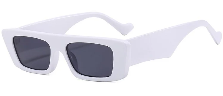 Classic Small Rectangle Frame Sunglasses Women Men Luxury Brand Square One Piece Sun Glasses Retro Female Black Eyewear