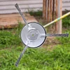 Steel Wire Grass Trimmer Head Cutting Head Weeding Wheel for Home Garden Parking