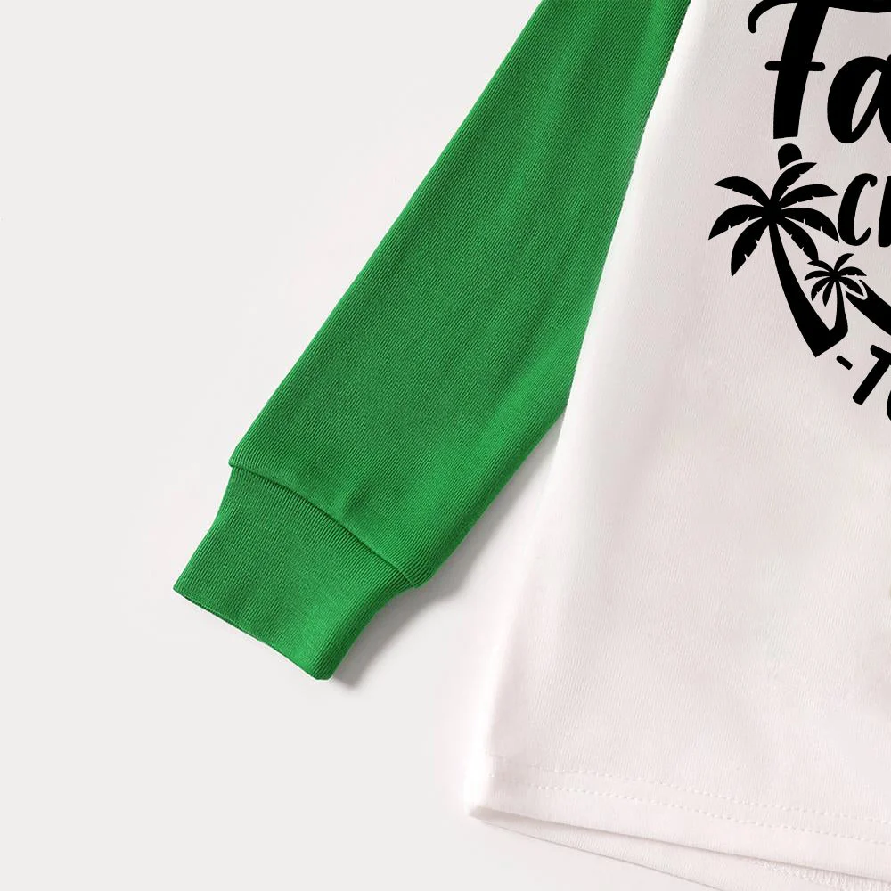 Christmas Make Memories Together 2024 Print Green & Black Plaid Family Matching Pajamas With Dog