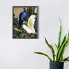 Diamond Painting -DIY Round Drill Blue White