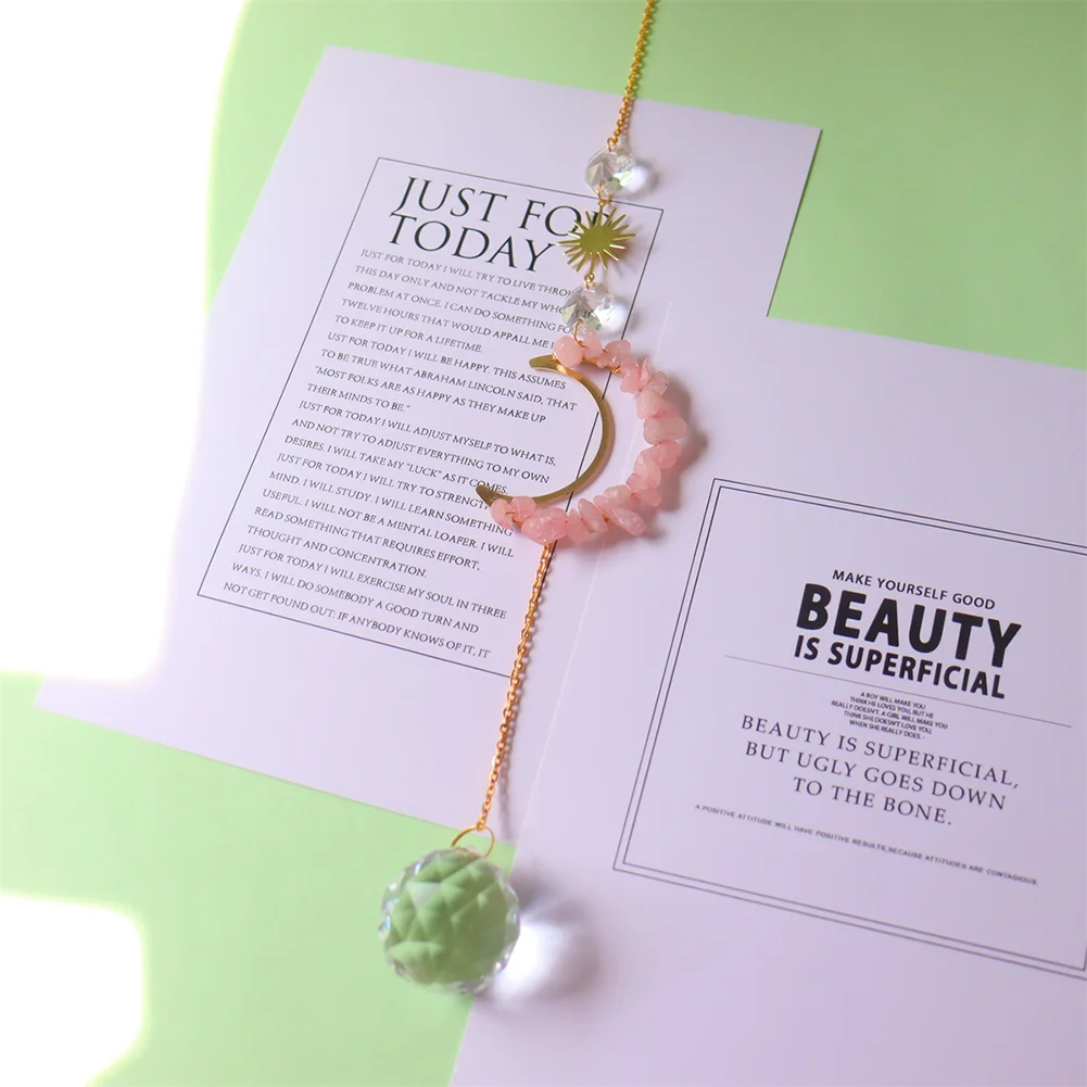 Crystal Windchime Dream Catchers Moon Flower Chandelier Balcony Home Decor