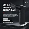 Rechargeable Mini Turbo Jet Fan Turbo Violent Fan 130,000 RPM Powerful Blower with High-Speed Duct Fan