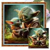 Yoda Star Wars-11CT Stamped Cross Stitch 40*40cm