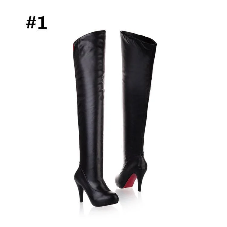 Nier Automata 2B Over Knee Cosplay Boots SP179650