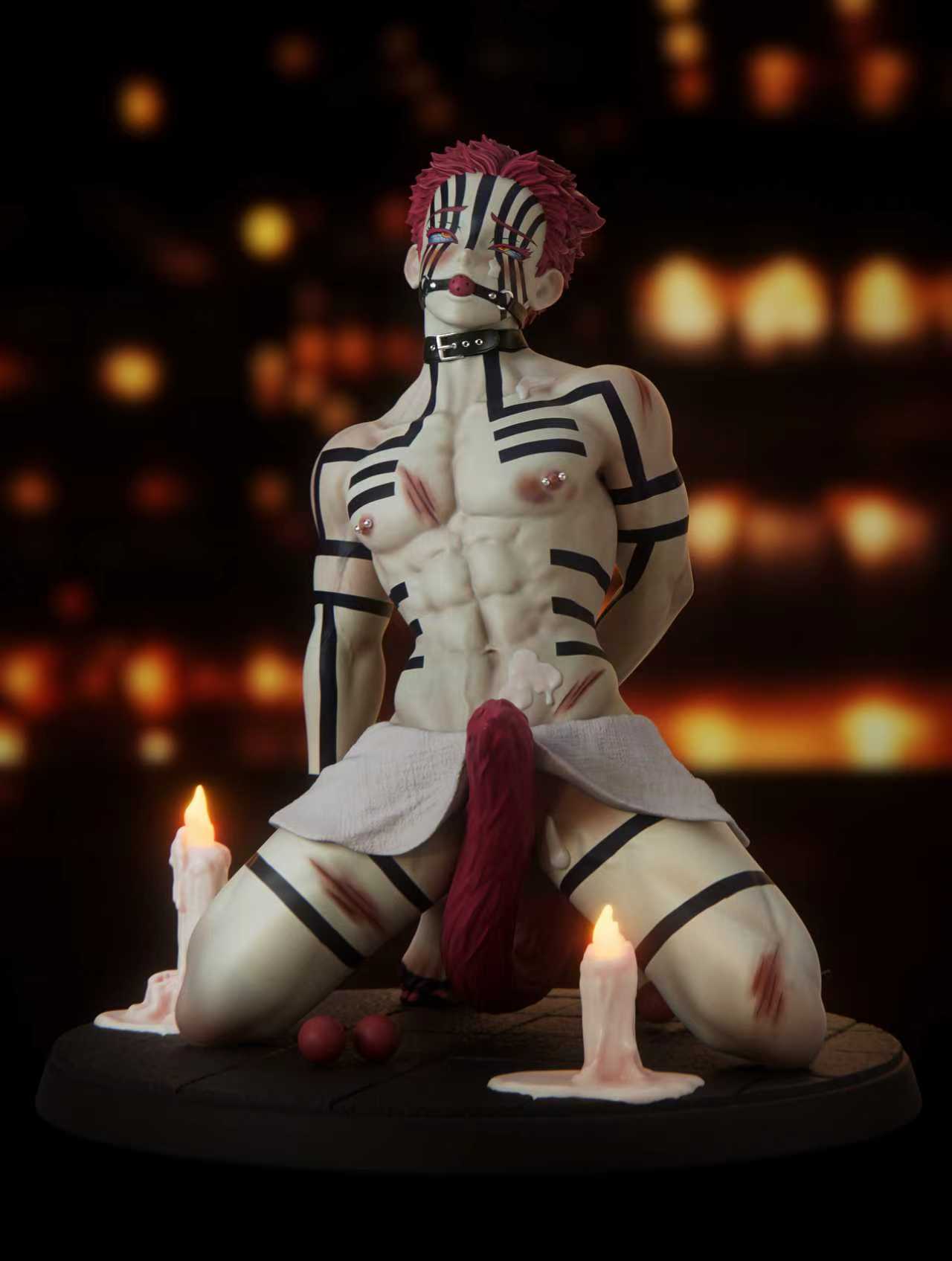 Hot Boy Studio - ​​아카자 귀멸의 칼날 1/6 스케일 스테츄(GK)