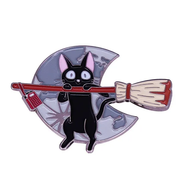 Foto del pin Bruja Gatita Limpiadora