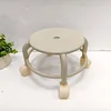 Universal Wheel Small Stool Shoe Changing Stool Multifunctional Express Delivery Stool