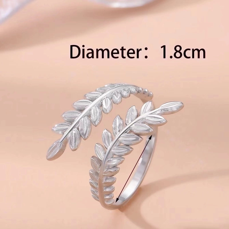 Retro Geometric Stainless Steel Gold Plated Plating Open Rings