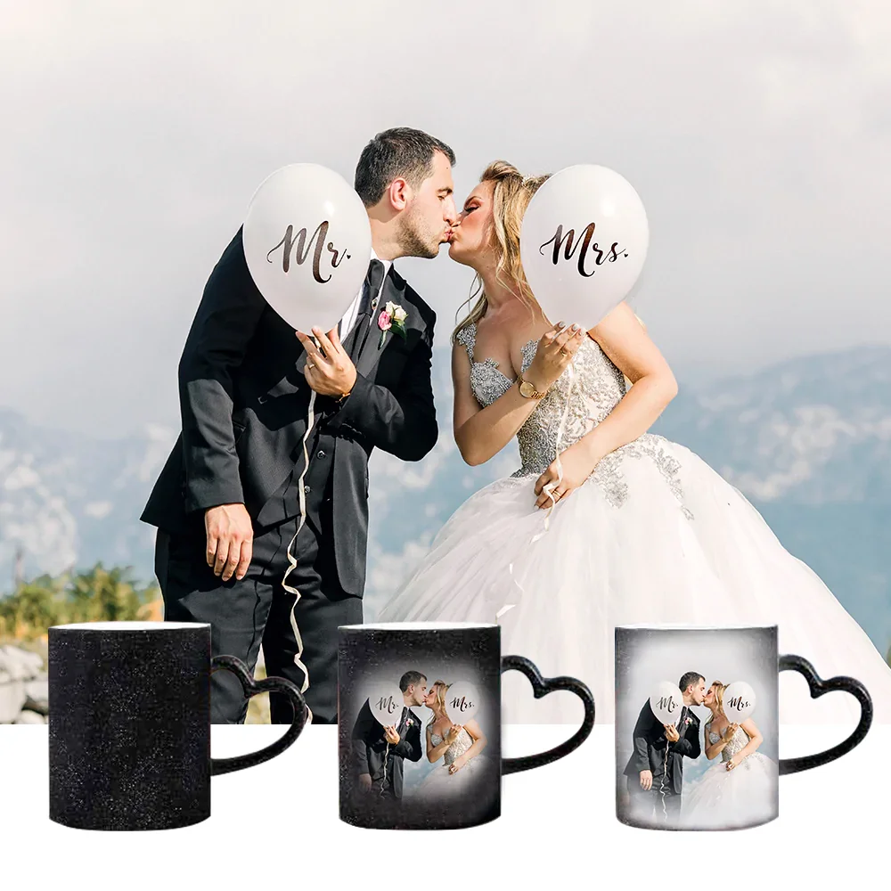 Vangogifts Color changing magic couple mugs ♥️ for Couple,Mothers day, Anniversary, Holiday gift