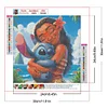 Disney stitch-plein diamant rond peinture-30 * 30cm