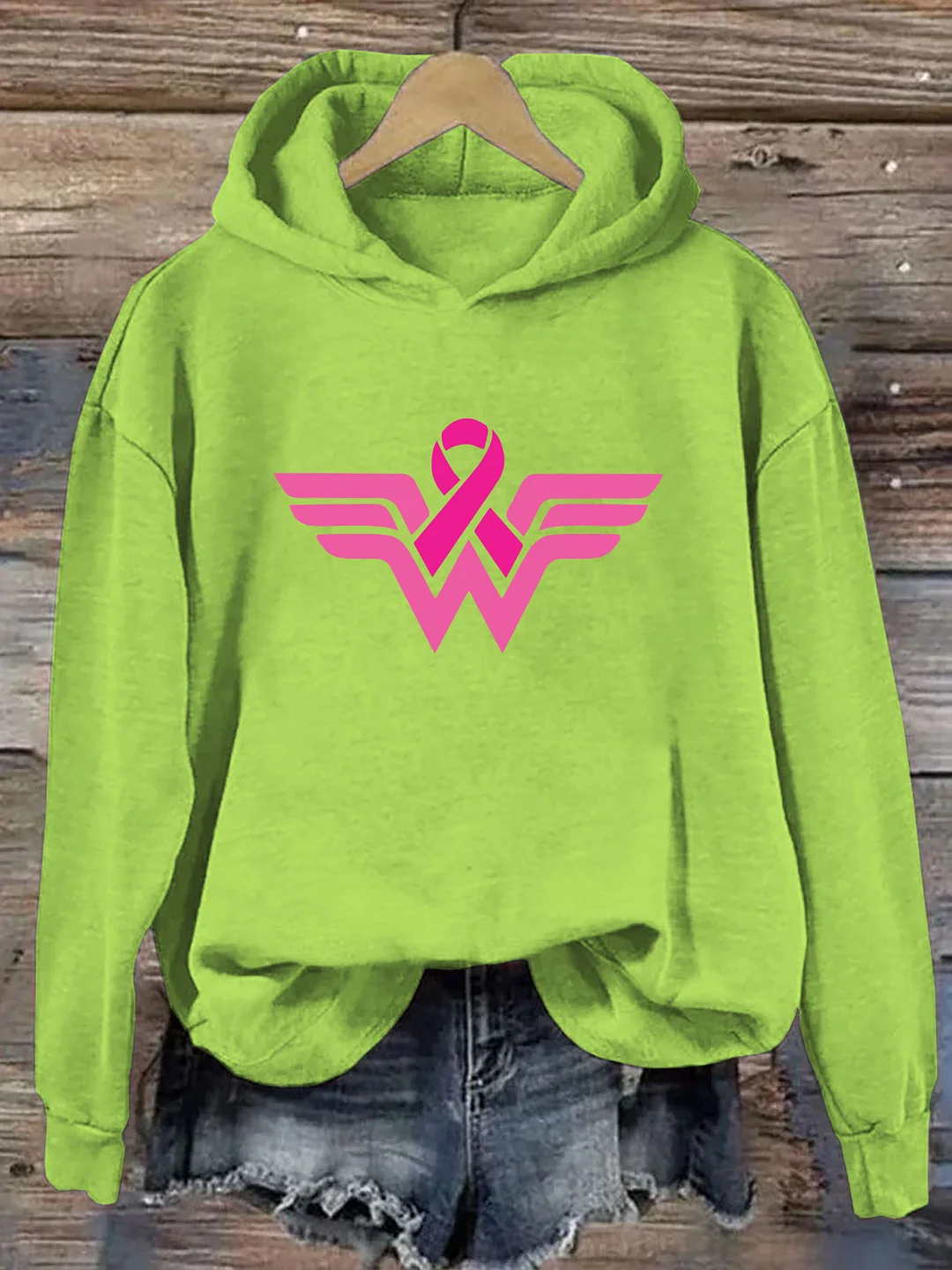 Cancer Ribbon Wonder Hoodie