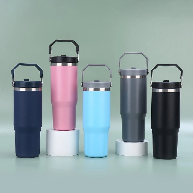 Casual Retro Solid Color 201 Stainless Steel 304 Stainless Steel Thermos Cup 1 Piece