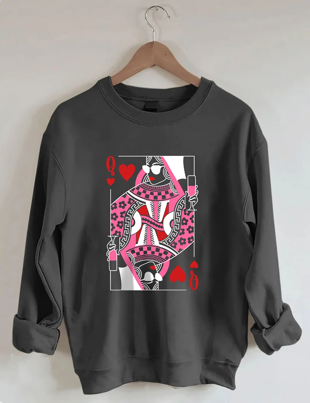 Queen Of Hearts Sweatshirt