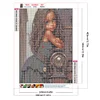 Diamond Painting-5D Full Round Drill Sweet Girl