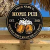 Home Pub Customized Tin Painting / Wooden Painting (Round 12*12 inches)