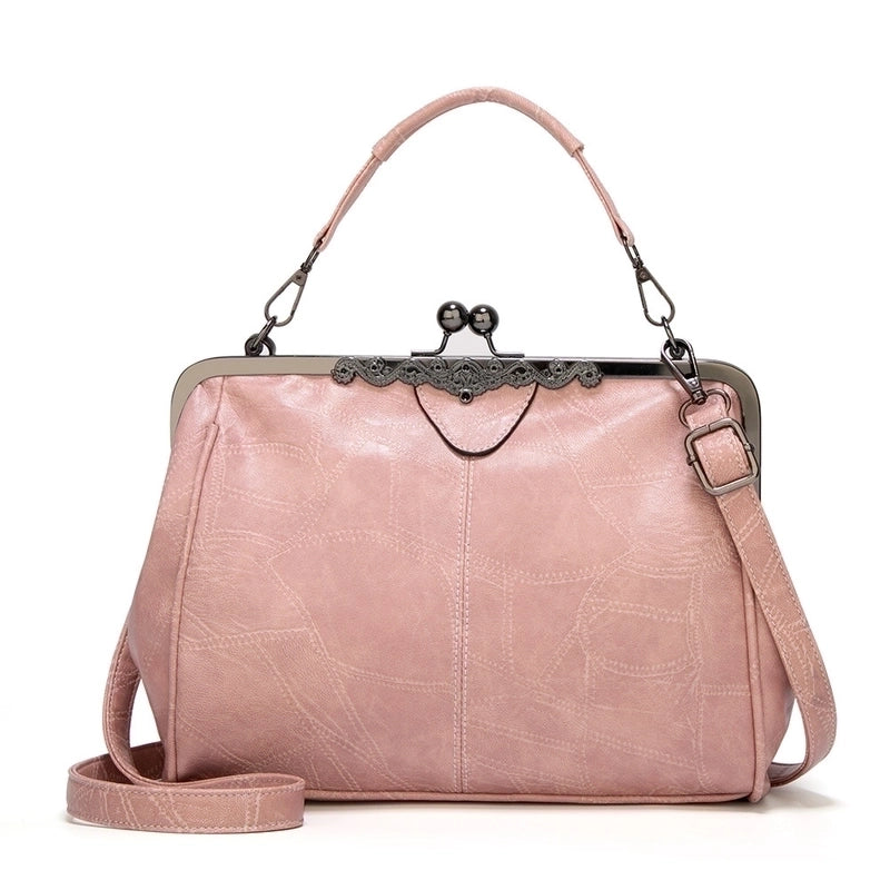 Women’s Bag Handbag Shoulder Bag Crossbody Bag Women’s Bag Clip Bag British Retro Postman Bag