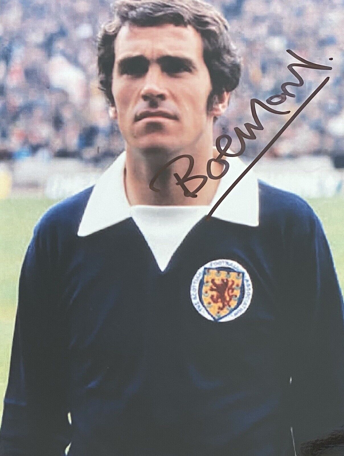 Bob Moncur Genuine Hand Signed Scotland 6X4 Photo Poster painting