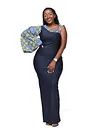 Ancestral House Lara Stretchy Dress - Blue