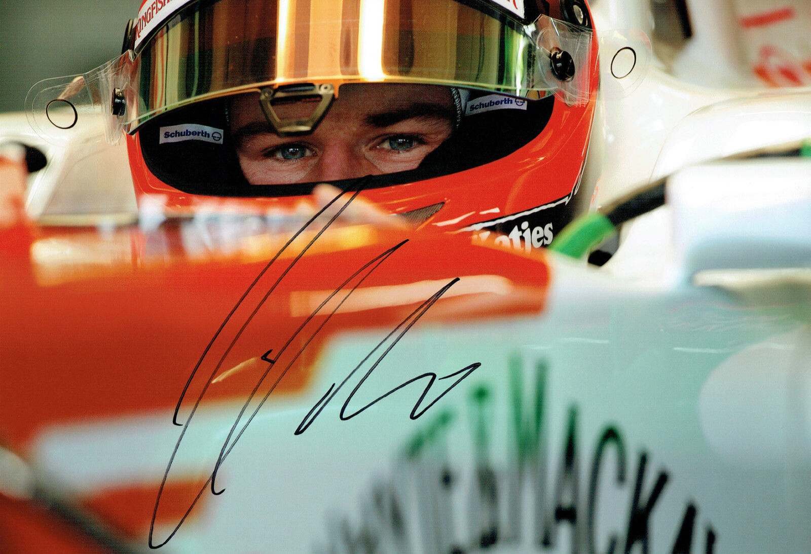 Nico HULKENBERG SIGNED Autograph Force India Driver F1 12x8 Photo Poster painting AFTAL COA