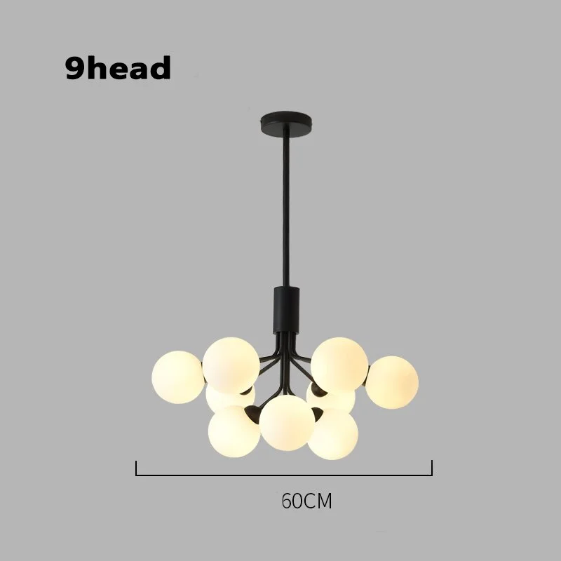 Modern Glass Chandelier Lighting Nordic Crystal French Luxury Ceiling Chandeliers Bedroom Living Room Home Deco Lustre Luminaria