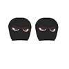 Universal Car Headrest Covers &ndash; Black Skull Print, Stretch Fit, Fun & Novelty Design