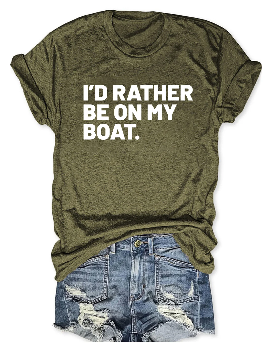 I'd Rather Be On My Boat T-shirt
