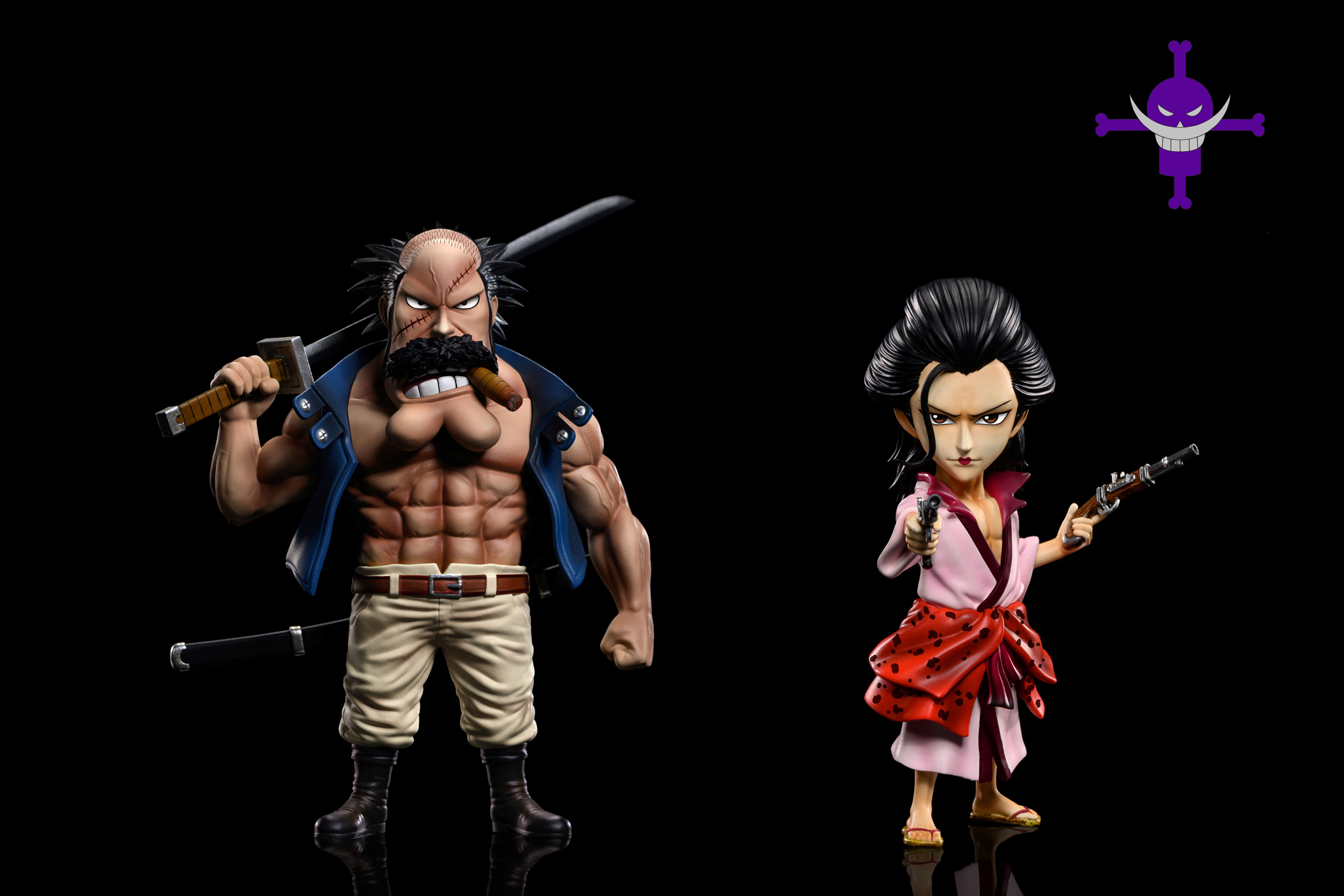 Whitebeard Pirates Series 011 Izou & Fossa - ONE PIECE Resin Statue - A ...