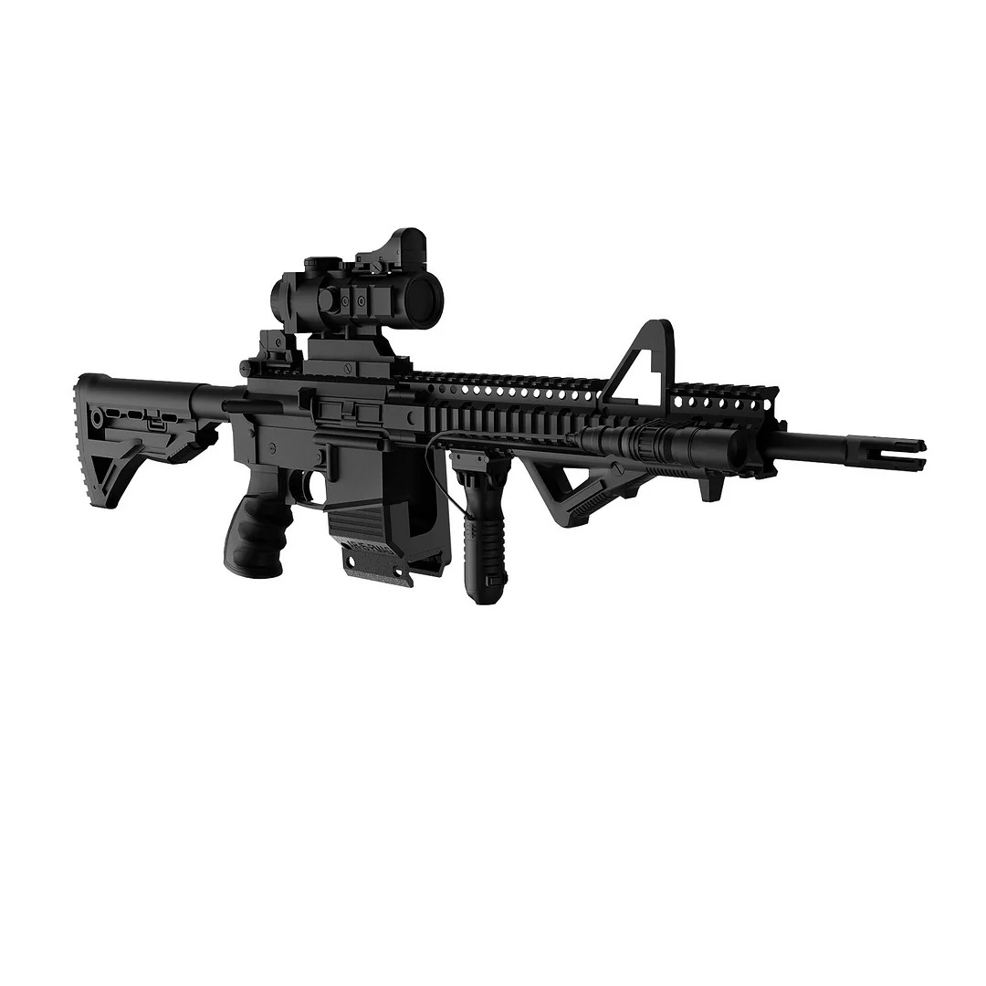 ohhunt® AR15 Wall Mount with PMAG Magazine Holder AR Wall Mount Rifle Display AR Rack Runner Mount for 223/5.56 Rifles Mount for Wall Withstand 300Lbs of Tension